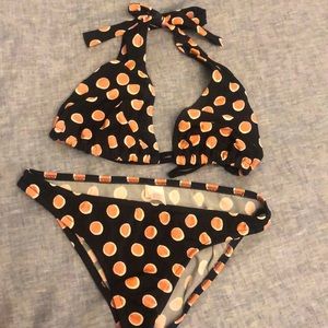 Lisa Curran Polka Dot String Bikini
